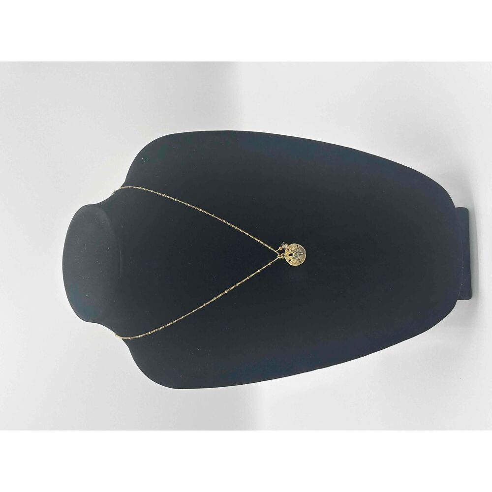 Sand Dollar Gold Toned Necklace